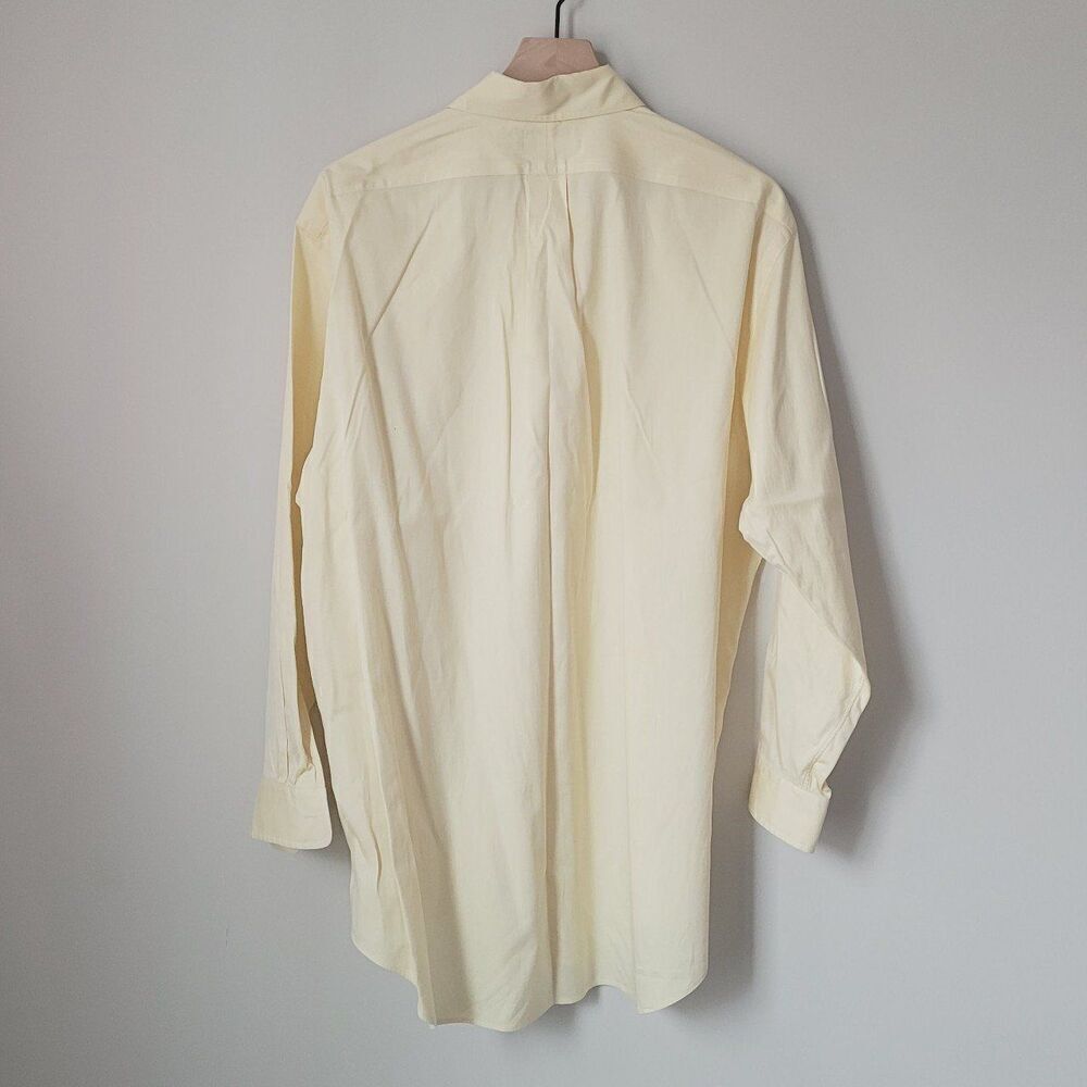 Ralph Lauren Men's Light Yellow Button Down Shirt Size 16 1/2 - Picture 6 of 7